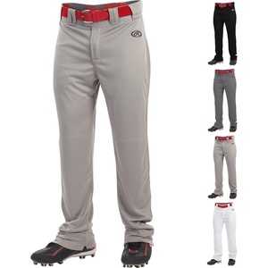 image:imageRawlings  Mens Launch Series Baseball Pants  Full Length SemiRelaxed Fit  Adult Sizes  Solid  Multiple OptionsGrey