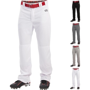 image:imageRawlings  Mens Launch Series Baseball Pants  Full Length SemiRelaxed Fit  Adult Sizes  Solid  Multiple OptionsWhite