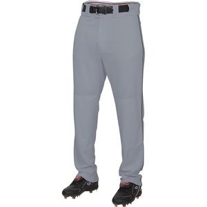image:imageRawlings  PRO 150 Series Baseball Pants  Full Length SemiRelaxed Fit  Youth Sizes  Piped  Multiple ColorsGreyBlack