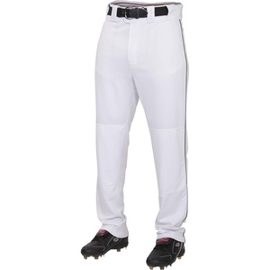 image:imageRawlings  PRO 150 Series Baseball Pants  Full Length SemiRelaxed Fit  Youth Sizes  Piped  Multiple ColorsWhiteDark Green