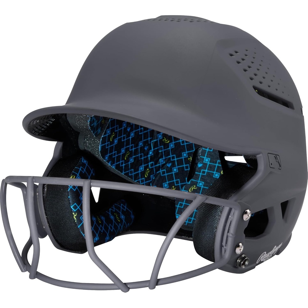 image:imageRawlings  RX2 Series Fastpitch Softball Batting Helmet  JR amp SR Sizes  Multiple ColorsGraphite
