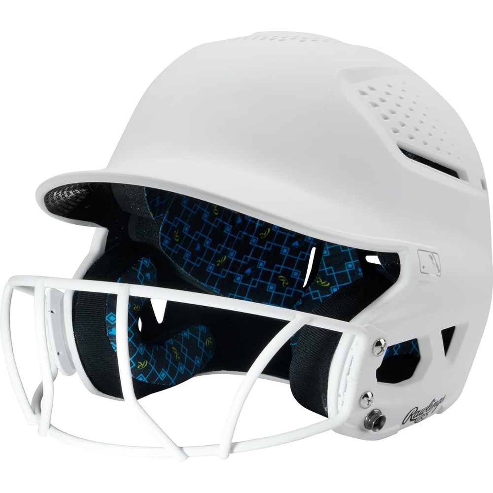 image:imageRawlings  RX2 Series Fastpitch Softball Batting Helmet  JR amp SR Sizes  Multiple ColorsWhite