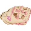 image:imageRawlings  Heart of The Hide Fastpitch Softball Glove  Sizes 1175  1275  Multiple StylesCamel  Pink  Split Single Post Web