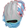 image:imageRawlings  Heart of The Hide Fastpitch Softball Glove  Sizes 1175  1275  Multiple StylesColumbia Blue  Grey  Pro I Web