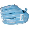 image:imageRawlings  Heart of The Hide Fastpitch Softball Glove  Sizes 1175  1275  Multiple StylesColumbia Blue  Modified Trapeze Web