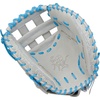 image:imageRawlings  Heart of The Hide Fastpitch Softball Glove  Sizes 1175  1275  Multiple StylesGrey  Columbia Blue  Modified H Web