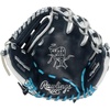 image:imageRawlings  Heart of The Hide Fastpitch Softball Glove  Sizes 1175  1275  Multiple StylesNavy  White  Pro H Web