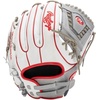 image:imageRawlings  Heart of The Hide Fastpitch Softball Glove  Sizes 1175  1275  Multiple StylesWhite  Grey  Laced 1Piece Web