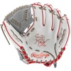 image:imageRawlings  Heart of The Hide Fastpitch Softball Glove  Sizes 1175  1275  Multiple StylesWhite  Grey  Laced 1Piece Web