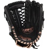 image:imageRawlings  R9 Fastpitch Softball Glove  Sizes 115  13  Multiple StylesBlack  Modified Trapeze Web