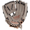 image:imageRawlings  R9 Fastpitch Softball Glove  Sizes 115  13  Multiple StylesGrey  Contour Youth Fit Laced 1 PC Web