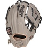 image:imageRawlings  R9 Fastpitch Softball Glove  Sizes 115  13  Multiple StylesGrey  Contour Youth Fit Laced 1 PC Web