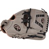 image:imageRawlings  R9 Fastpitch Softball Glove  Sizes 115  13  Multiple StylesGrey  Contour Youth Fit Laced 1 PC Web