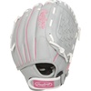 image:imageRawlings  Sure Catch Series Youth Softball Glove  Sizes 10  125  Multiple StylesGrey  Pink