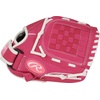 image:imageRawlings  Sure Catch Series Youth Softball Glove  Sizes 10  125  Multiple StylesPink  White