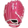 image:imageRawlings  Sure Catch Series Youth Softball Glove  Sizes 10  125  Multiple StylesPink  White