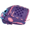 image:imageRawlings  Sure Catch Series Youth Softball Glove  Sizes 10  125  Multiple StylesPurple  Columbia Blue  Pink