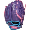 image:imageRawlings  Sure Catch Series Youth Softball Glove  Sizes 10  125  Multiple StylesPurple  Columbia Blue  Pink