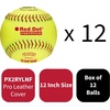 image:imageRawlings  Official NFHS Pro Leather Red Dot Fastpitch Softballs  PX2RYLNF  12  12 Count