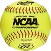 image:imageRawlings  Official NCAA Collegiate Softball  12 Pro Leather Cover  NC12L  12 Count