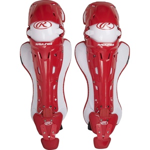 image:imageRawlings Rawlings  MACH Catchers Leg Guards  Baseball  NOCSAE Certified  Adult amp Intermediate Sizing  Multiple ColorsRed