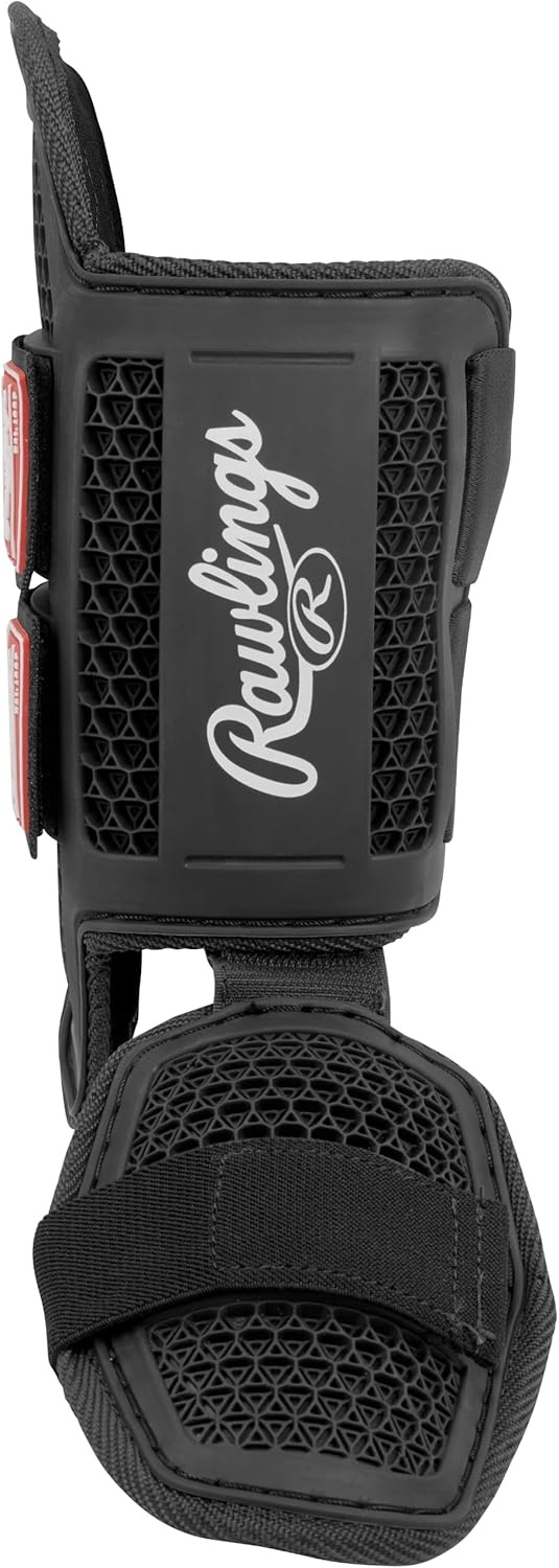 image:imageRawlings  Batters Leg Guard  Baseball  Softball  Small amp Large Sizes  Multiple ColorsBlack