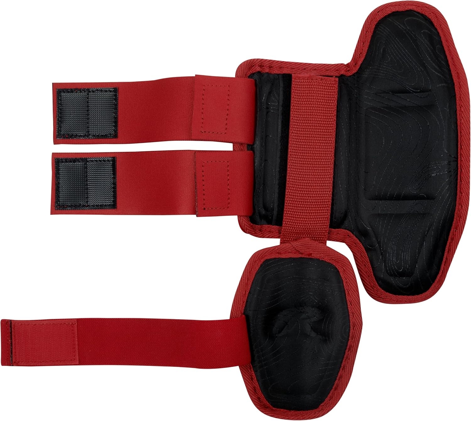 image:imageRawlings  Batters Leg Guard  Baseball  Softball  Small amp Large Sizes  Multiple ColorsScarlet