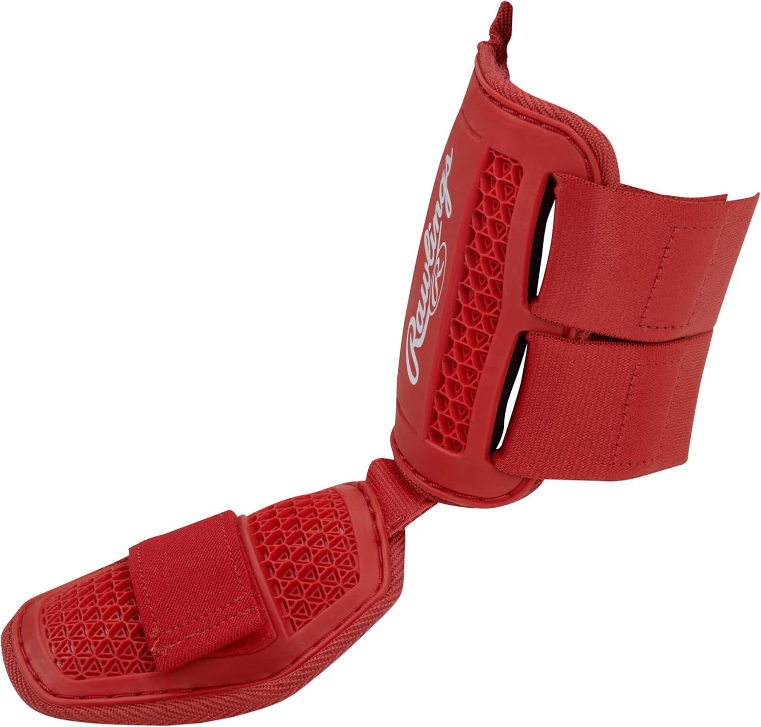 image:imageRawlings  Batters Leg Guard  Baseball  Softball  Small amp Large Sizes  Multiple ColorsScarlet