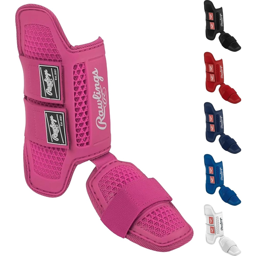 image:imageRawlings  Batters Leg Guard  Baseball  Softball  Small amp Large Sizes  Multiple ColorsPink