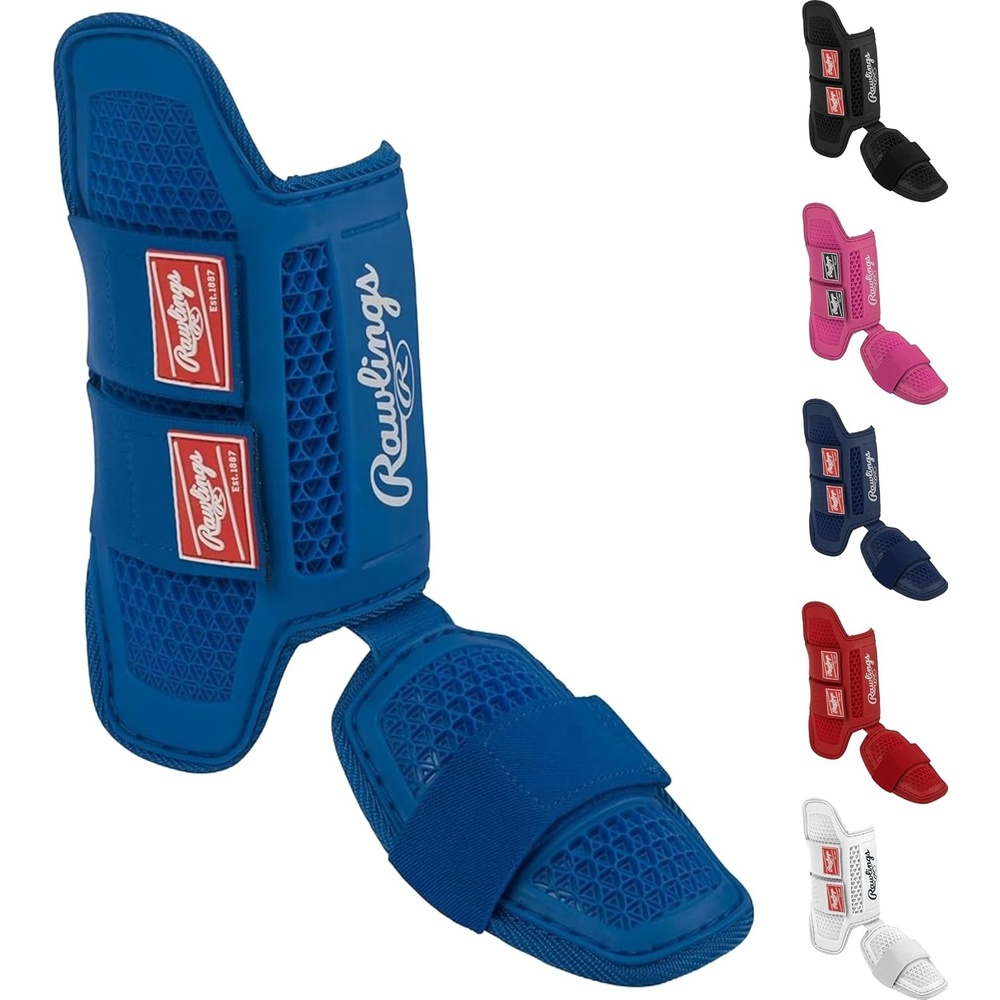 image:imageRawlings  Batters Leg Guard  Baseball  Softball  Small amp Large Sizes  Multiple ColorsRoyal