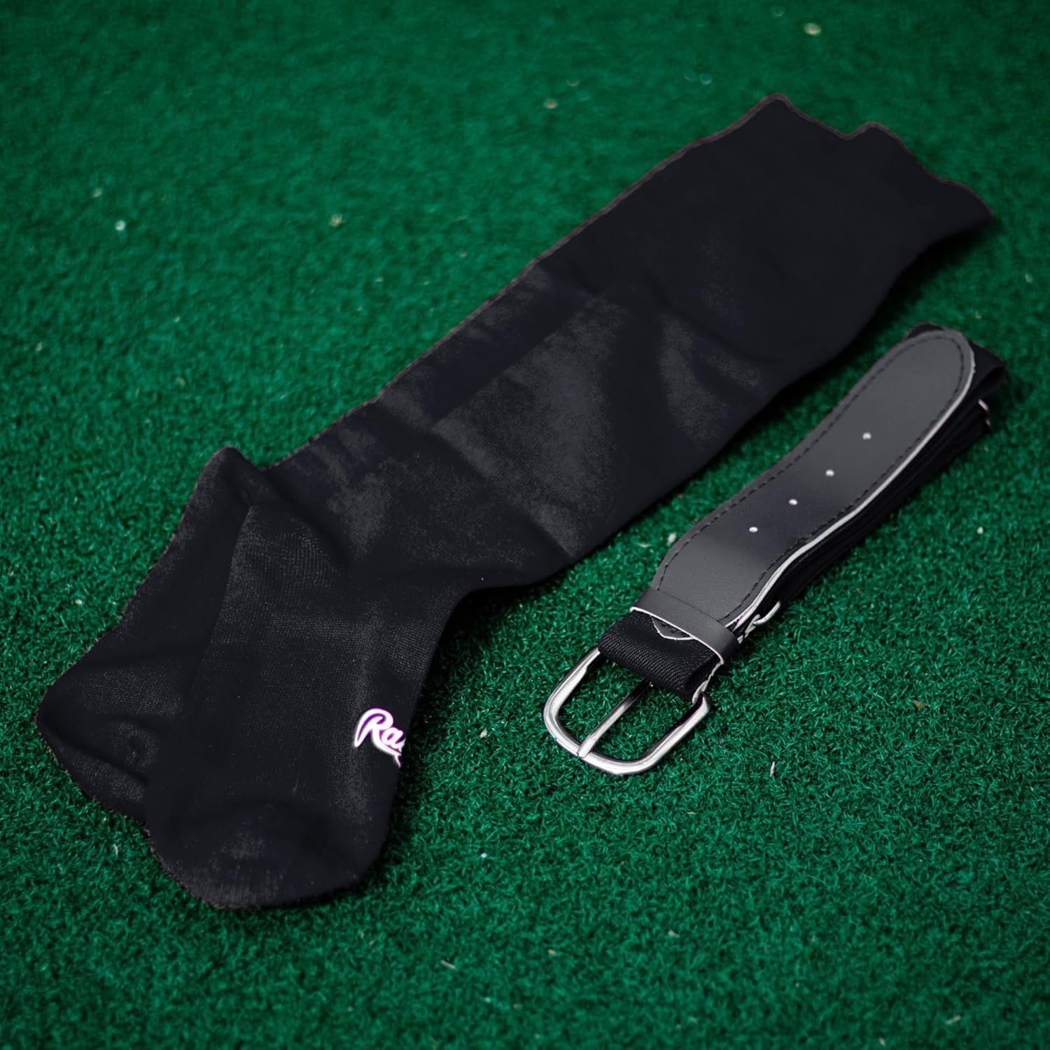 image:imageRawlings  Belt amp Socks Combo  BaseballSoftball  Multiple Sizes amp ColorsBlack