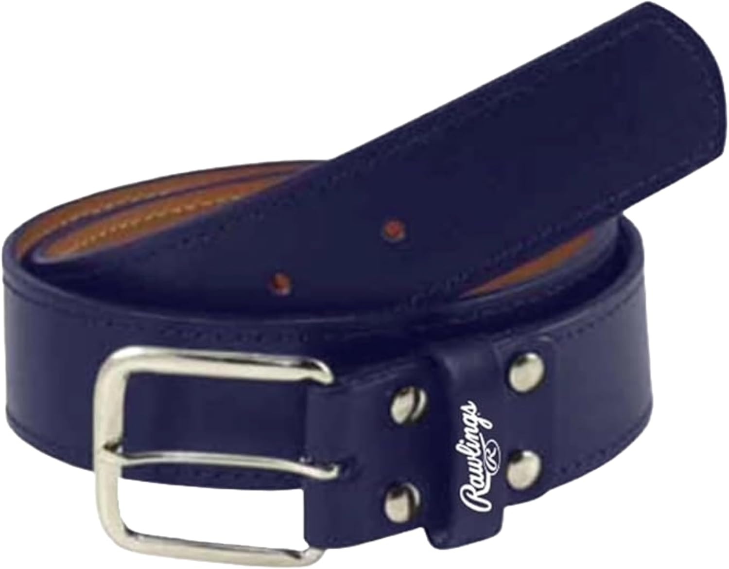 image:imageRawlings  PRO LEATHER Baseball Belt  Adult Sizes  Multiple ColorsNavy