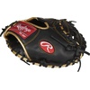 image:imageRawlings  InfieldCatcher Training Gloves  BaseballSoftball  Multiple StylesBlackGold  1Piece Closed Web