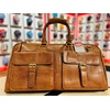 image:imageRawlings  Leather Weekender Duffle Bag Collection  Genuine Leather  Multiple Styles amp ColorsLight Brown  Classic Collection