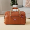image:imageRawlings  Leather Weekender Duffle Bag Collection  Genuine Leather  Multiple Styles amp ColorsTan  Heart of the Hide Collection