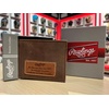 image:imageRawlings  Mens Bifold Wallet Collection  Genuine Leather  Multiple Styles amp ColorsDark Brown  1887 Patch