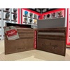 image:imageRawlings  Mens Bifold Wallet Collection  Genuine Leather  Multiple Styles amp ColorsDark Brown  1887 Patch