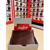 image:imageRawlings  Mens Bifold Wallet Collection  Genuine Leather  Multiple Styles amp ColorsDark Brown  Debossed Logo