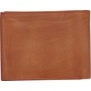 image:imageRawlings  Mens Bifold Wallet Collection  Genuine Leather  Multiple Styles amp ColorsLight Brown  Baseball Seam Stitch