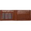 image:imageRawlings  Mens Bifold Wallet Collection  Genuine Leather  Multiple Styles amp ColorsTan  Slim  Debossed Logo