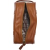 image:imageRawlings  Travel Kit Toiletry Bag Collection  Genuine Leather  Multiple Styles amp ColorsBrown  Home Run Collection