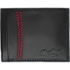 image:imageRawlings  Mens Bifold Wallet Collection  Genuine Leather  Multiple Styles amp ColorsBlack  Baseball Stitch