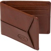 image:imageRawlings  Mens Bifold Wallet Collection  Genuine Leather  Multiple Styles amp ColorsTan  Slim  Debossed Logo