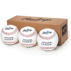 image:imageRawlings  Official League Recreational Use Practice Baseballs  OLB3  Youth8U  3 Count