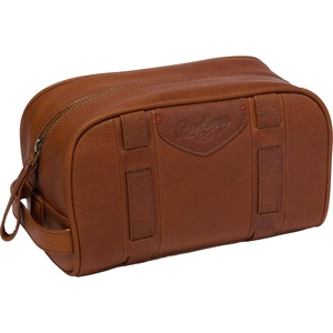 image:imageRawlings  Travel Kit Toiletry Bag Collection  Genuine Leather  Multiple Styles amp ColorsBrown  Home Run Collection