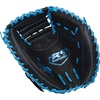 image:imageRawlings  R9 Series Baseball Glove  Sizes 115  1275  Multiple StylesBlack  Columbia Blue  1Piece Solid Web