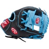image:imageRawlings  R9 Series Baseball Glove  Sizes 115  1275  Multiple StylesBlack  Columbia Blue  Pro I Web