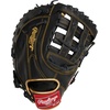image:imageRawlings  R9 Series Baseball Glove  Sizes 115  1275  Multiple StylesModified Pro HWeb  Black  Gold