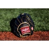 image:imageRawlings  R9 Series Baseball Glove  Sizes 115  1275  Multiple StylesPro HWeb  Black  Gold