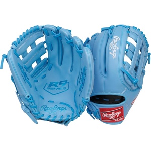 image:imageRawlings  R9 Series Baseball Glove  Sizes 115  1275  Multiple StylesColumbia Blue  Pro H Web